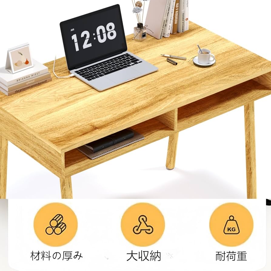 Amazon | ZXD デスク パソコンデスク 勉強机 木製 机 幅80cm PCデスク Amazon | ZXD デスク パソコンデスク 勉強机 木製 机 幅80cm PCデスク